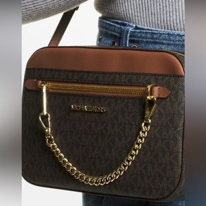 New Michael Kors leather shoulder bag